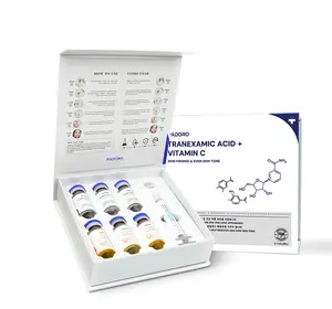 PADORO Tranexamic Acid Serum, Gold Vitamin C, Dark Spots, Pigmentation Serum, Improves the Appearance, Anti-Aging Serum, Suitable for All Skin Types, Skincare, Repairs and Comforts, Reduces Wrinkles, Moisturizes, Holiday Gift