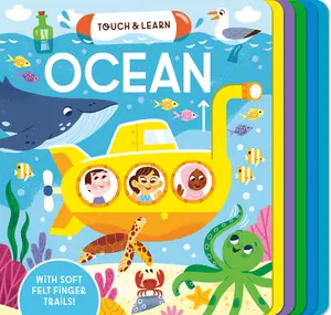 USED-Touch & Learn: Ocean: With Colorful Felt to Touch and Feel by Davies, Becky (Board book)