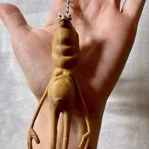 Marcus, the worm keychain!