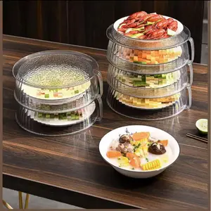 Breathable & Heat-Insulating Dual-Purpose Food Cover Multi-Layer Storage Rack Kitchen Dust & Insect Protector Table Cover for Household Use Utensils