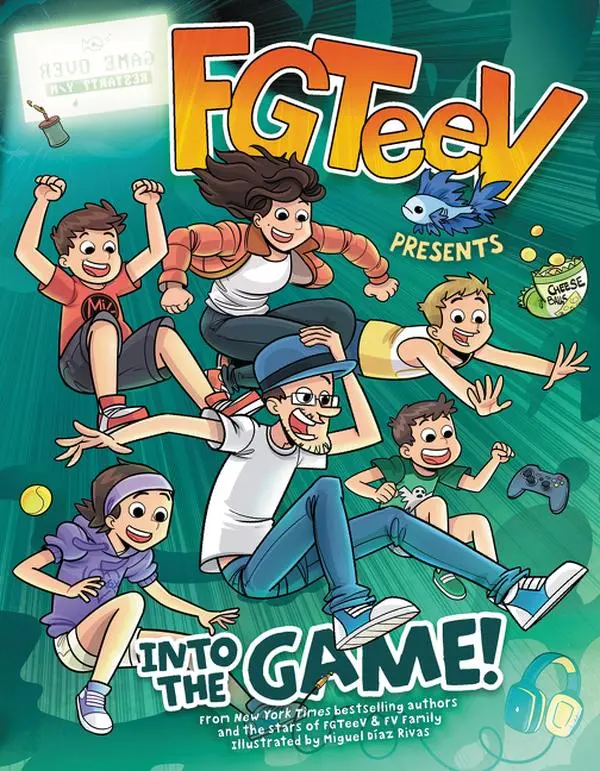 FGTeeV Presents: Into the Game!: A Graphic Novel (FGTeeV) by FGTeeV||Miguel Díaz Rivas [Paperback Book]
