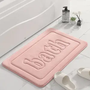 Soft Absorbent Quick-Dry Kitchen Floor Mat, Non-Slip Entrance Rug, Comfortable Memory Foam Bath Mat, Home Decor for Bathroom Bedroom Living Room, Water Absorbent Rug, Water Absorbing Mat, Non Slip Rugs