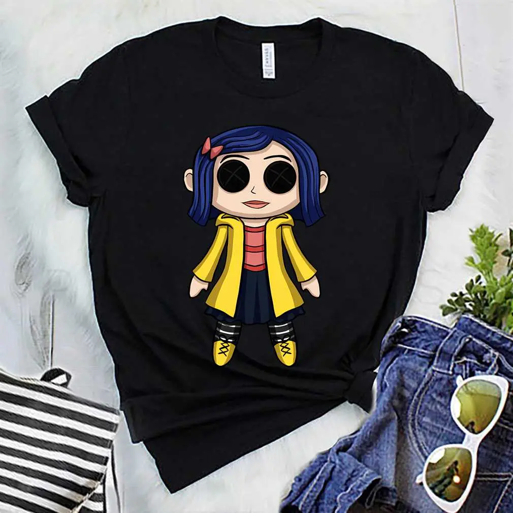 Coraline Doll Chibit-Shirt