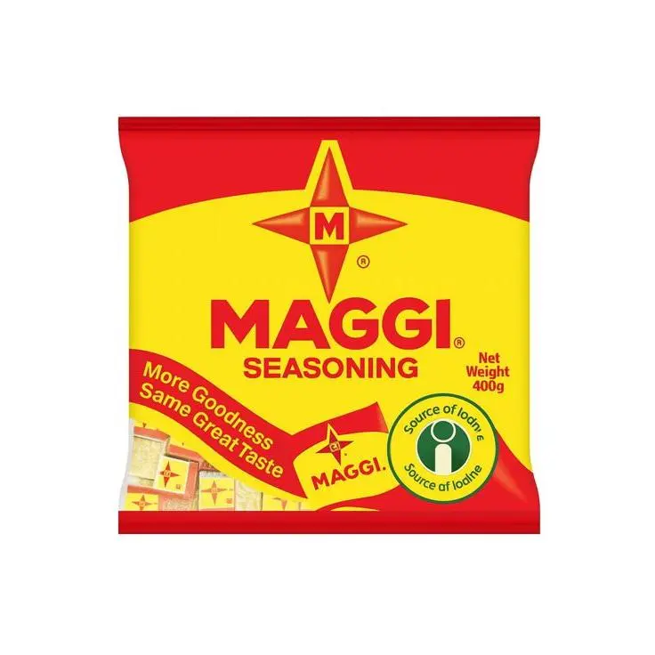 MAGGI Seasoning Cubes - 400g, 100-Count Salt-Infused Spice, African Staple, Good Source of Iron & Iodine, Everyday Cooking Flavor Enhancer for Rice Dishes, Good Source Of Iodine