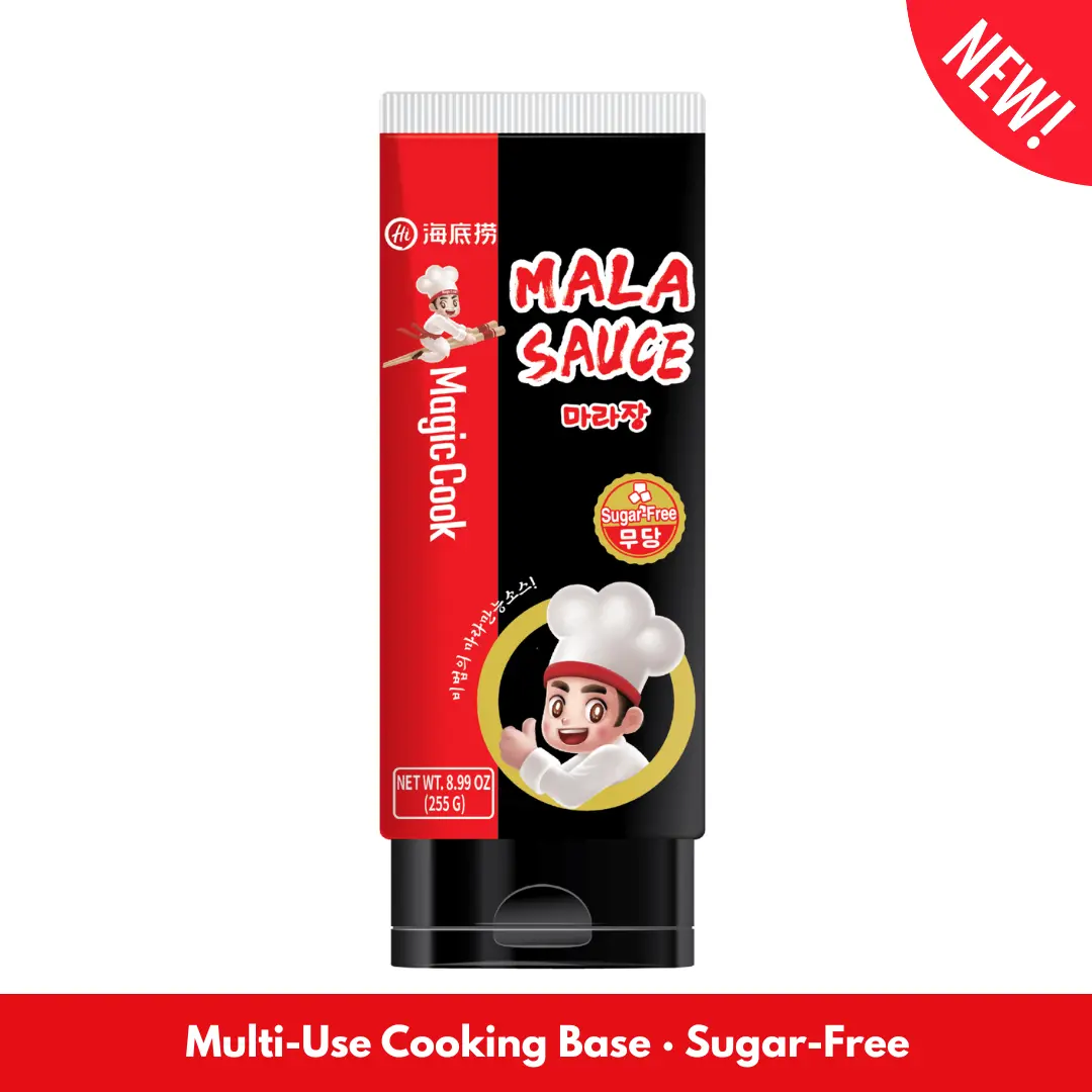 HAIDILAO Mala Sauce Spicy Chili Sauce - 6PCS | Multi-Use Cooking Base for Stir Fry, Hot Pot, BBQ, Burger, Taco, Noodles, Rice & Dipping | Sugar-Free Low Sodium 255G (8.99oz) sohochic