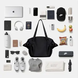 New Shopping Bags Tote Blanket Nylon Bag For women Beach Picnic Grocery Gym Multi-Use Magic Bag Waterproof Adjustable shoulder straps Multifunctional Multi-Purpose Package