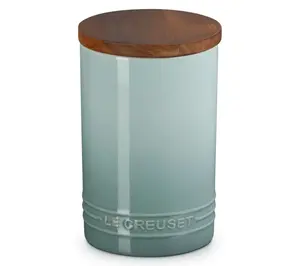 Le Creuset 26 oz. Signature Canister with Wood Lid
