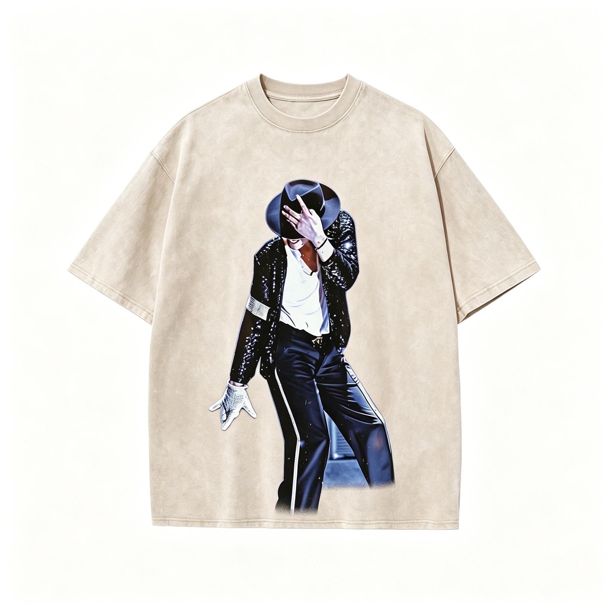 Michael Jackson Glove Graphic Tee Music MJ King of Pop T Shirt Gift for Fan Short Sleeve Mens Womens Vintage Streetwear Unisex Top