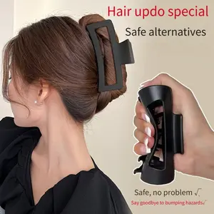 Soft Silicone Fashion Hair Clips, Hair Claws Set of 2, Super Anti-Slip, Stylish and Durable, Perfect for All Occasions, Women's Hair Accessories