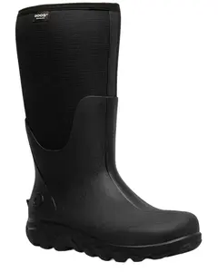 Bogs Men's Classic Seamless Tall Waterproof Rubber Boot Round Toe - 73341-001