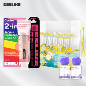 【live only】CEELIKE Oral Care 6-Piece Set - 2 Oral Sprays, 1 Toothpaste, 1 Mouthwash, 1 Tongue Gel, 1 Toothbrush - Comprehensive Cleansing Kit