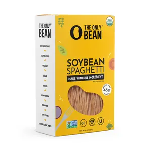 Organic Soybean Spaghetti Bean Pasta (Multiple Pack Sizes) High Protein Vegan Low Carb High Fiber