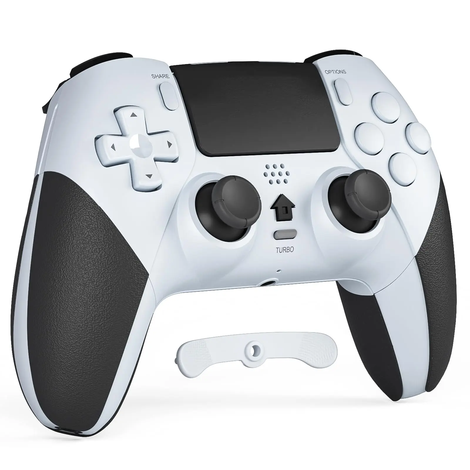 Wireless Controller For Ps4 With 2 Macro Buttons  3.5mm Audio And Turbo Function 6-axis Motion Control Dual Vibration Gamepad Joystick Ps-4 Compatible Slim Pro