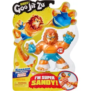 Heroes of Goo Jit Zu - Single Sandy Lion Action Figure, Sahario