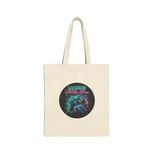 Loading Level Up Pixel Art Tote | Gaming & Retro UI Gamer