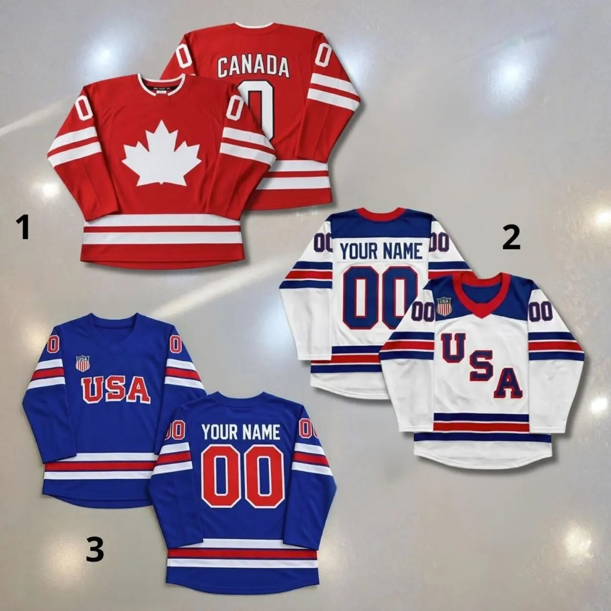 Personalization 2026 Canada Hockey Jersey – Custom American Hockey Jersey, Team Canada, USA hockey Jersey