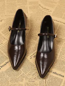 Women's Fashionable Solid Color Pointed Toe Flat Shoes, Casual Comfortable Ballet Flats for Daily Wear, All-match Commuter Shoes for Women & Girls, Running