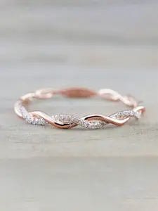 1 PC Elegant Cubic Zirconia Ring For Women For Wedding Engagement Band Jewelry Gift Artificial Zircon Ring