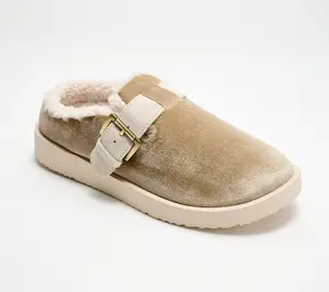 Revitalign Orthotic Cozy Suede Buckled Slipper - Aspen Gift