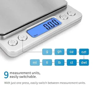 Electronic Kitchen Scale for Home Use, Small 5 kg Capacity, High Precision 0.1 g, Ideal for Coffee Roasting