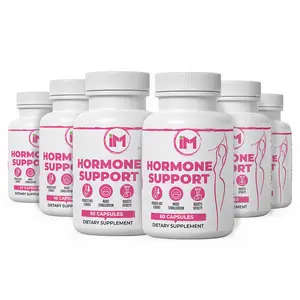 IM Hormone Support - 6 Bottles - For Women Balance - Natural Ingredients for Hot Flashes Mood Swings & Energy Boost - USA Made