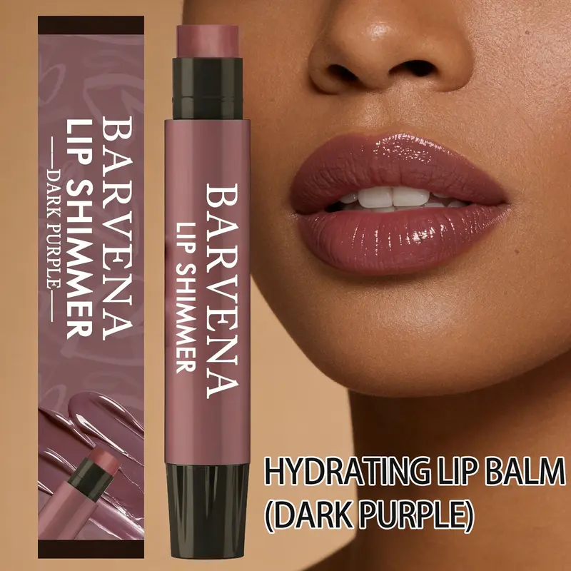 Moisturizing Lip Balm (dark ), For Dry Lips, Hydrating, Hydrate, Multi-Color Moisturizer, Moisture, Long-Lasting Hydration, Portable Daily Lip Care, Best Gift, 24-Hour Durability, Glossy Juicy Lip