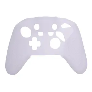 JenDore Clear Anti-Slip Silicone Grip Cover Compatible with Nintendo Switch Pro Controller