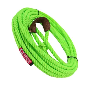 32ft Lime Green (10m) Charro Rope – Mexican Florear Trick Lasso Soga