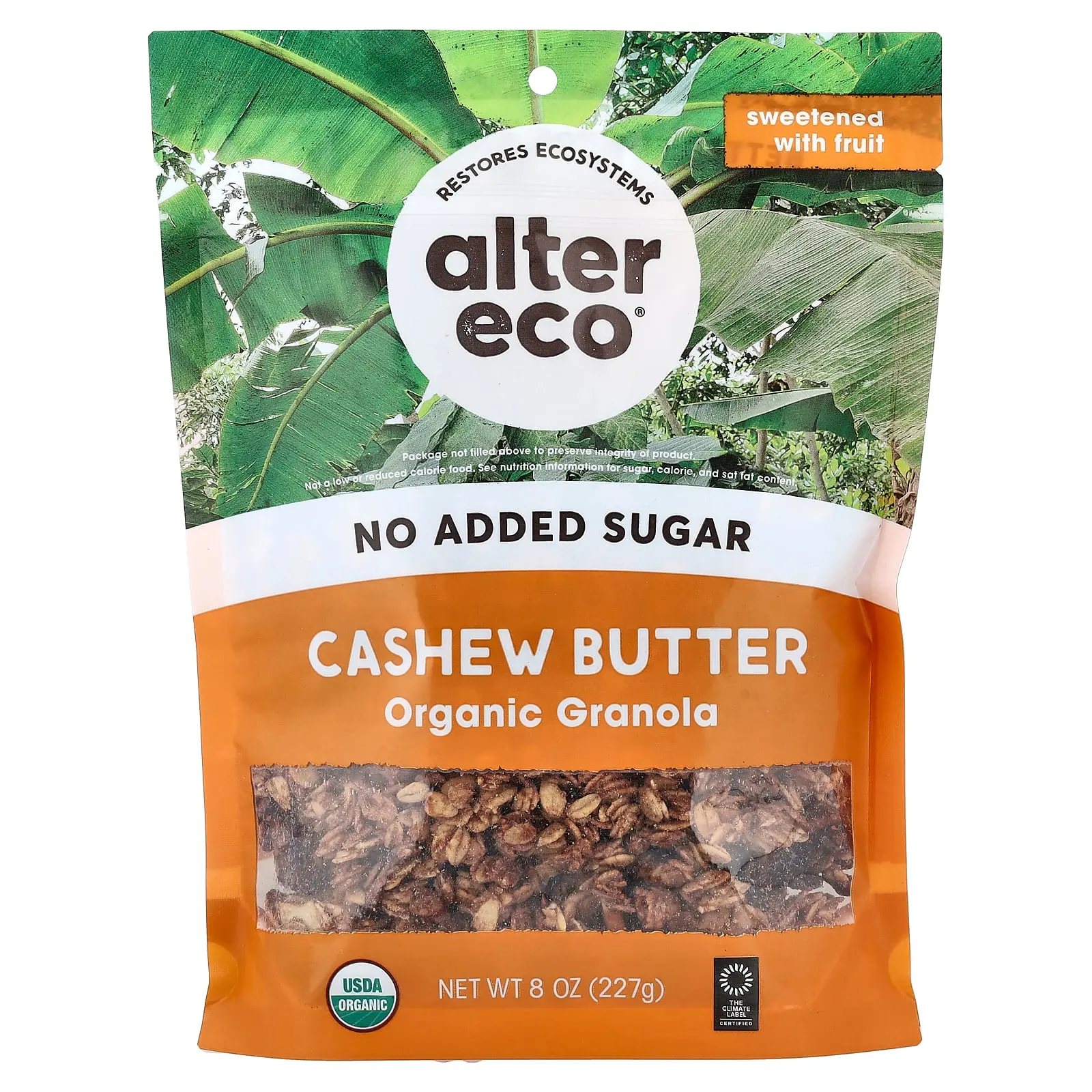 Alter Eco Organic Granola, Cashew Butter, 8 oz (227 g)
