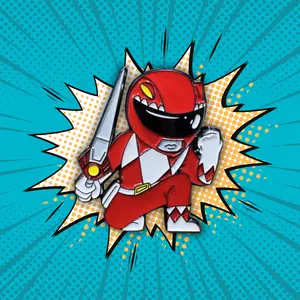 Red Ranger Enamel Pin