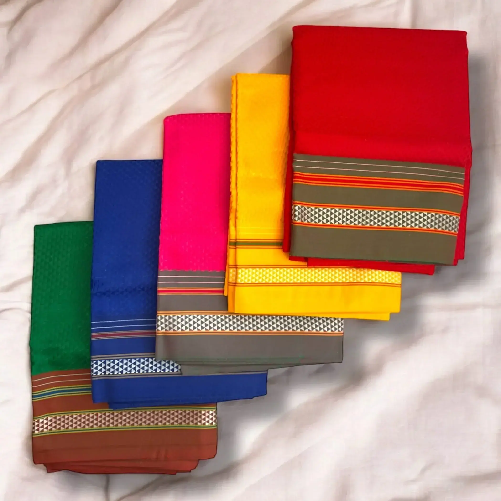 Unstitched Khun Blouse Pieces | Traditional Pure Cotton for Pooja Gifts & Cultural Celebrations | Sacred Elegance
