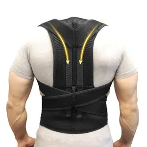 (Extended shoulder straps widened) Back corrector, can fully adjust body posture, suitable for office, home, sports and other occasions - suitable for correcting scoliosis, hunchback, thoracic spine and back support