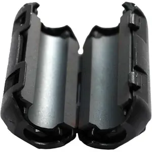 12pcs Inner Diameter 9mm 0.35 inch Black Noise Filter Ferrite Core Clamps Clip Chokes Snap Bead 2035-0930
