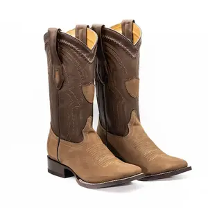 Wild West Boots Nobuck Taupe