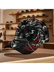 Stylish baseball hat with fierce dragon design perfect for casual wear and daily outfits comfortable fit suitable for all seasons fashion statement piece