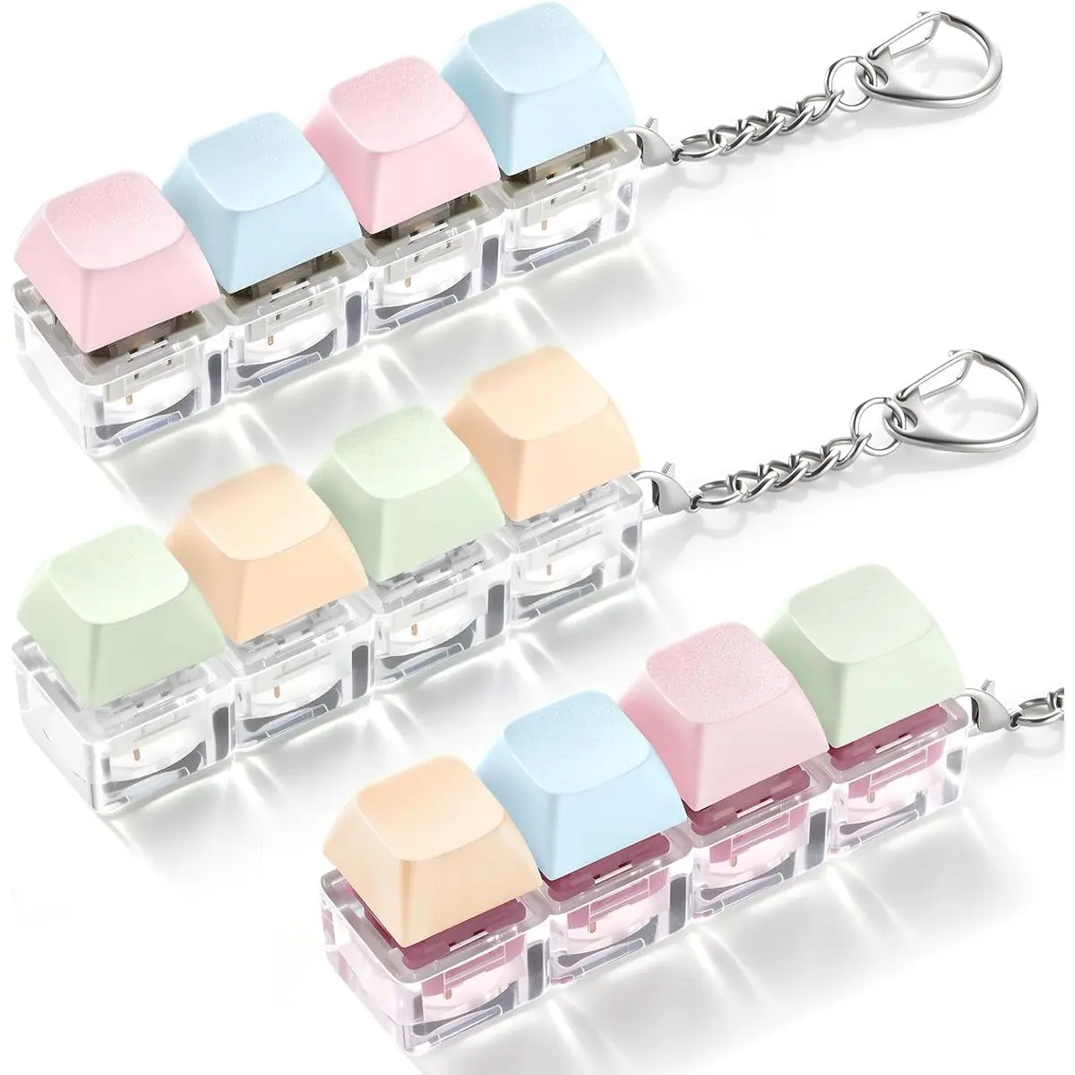 Pink Blue Green Yellow