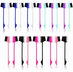 Professional Hair Styling for Women & Girls Double Side 3 In 1 Edge Brush For bangs Hair  (Color Is Sent Random)