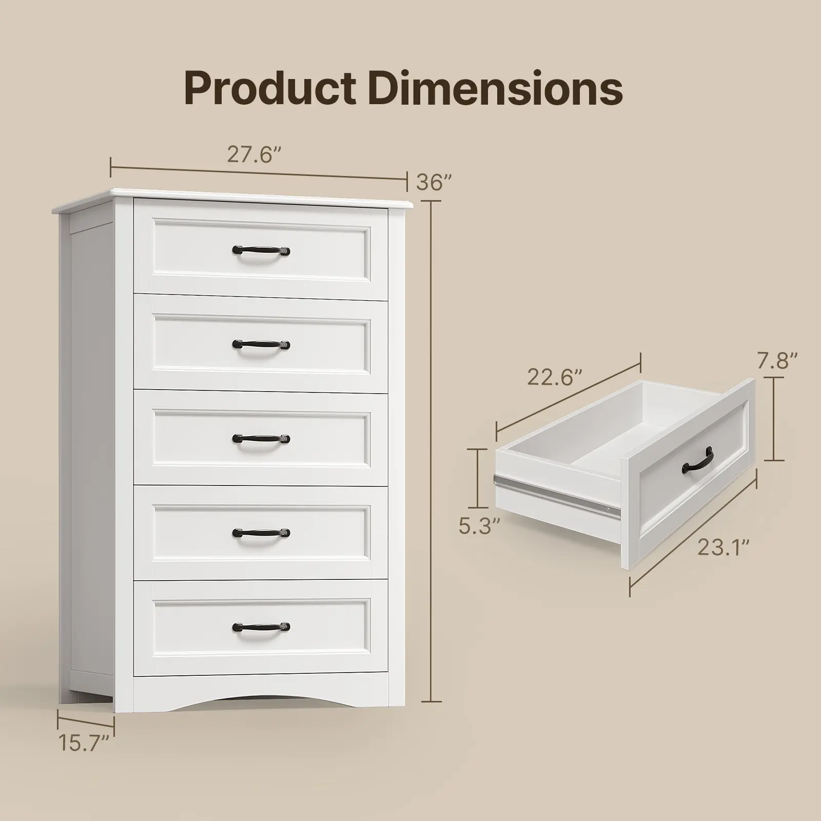 White (11-Drawer)