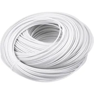 Wicker Repair Kit, 296ft 2.5mm Round Synthetic Rattan Material Plastic Woven Rattan Set for DIY Craft and Weaving Basket Making, White