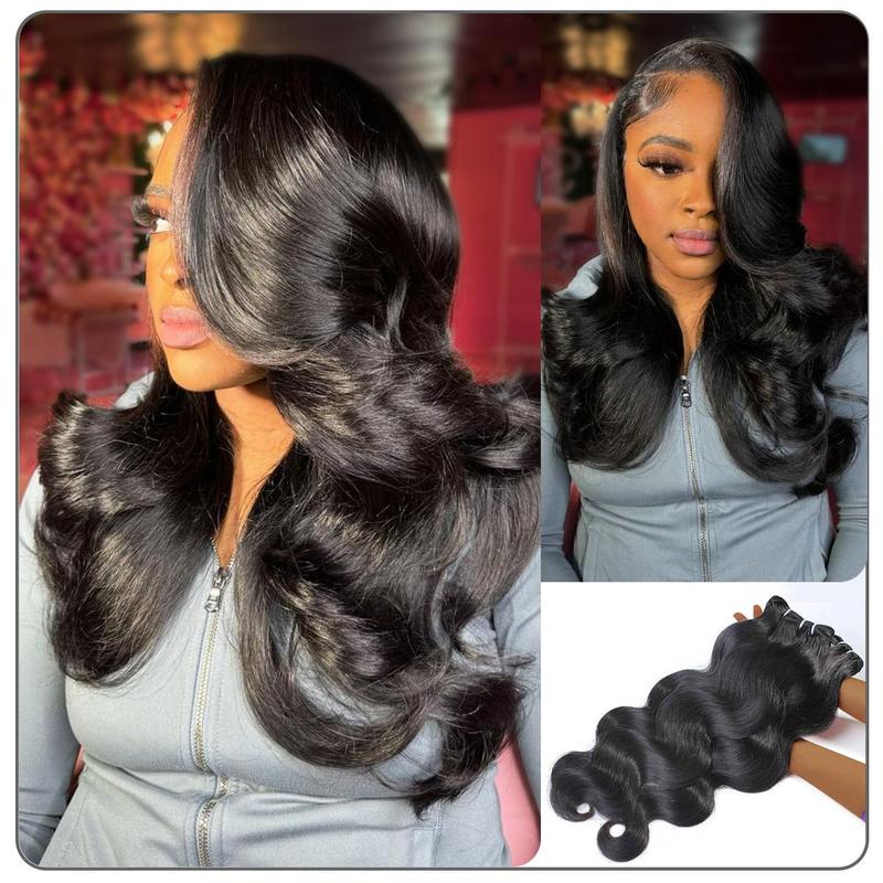 [Wequeen] Budget Friendly 10A Grade 12"-36" Brazilian Virgin 100% Human Hair Body Wave Burmese Curly Straight Deep Wavy Quick Weave Sew in/Glue in Viral Hair Bundles