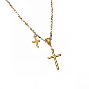 Double Cross Necklace