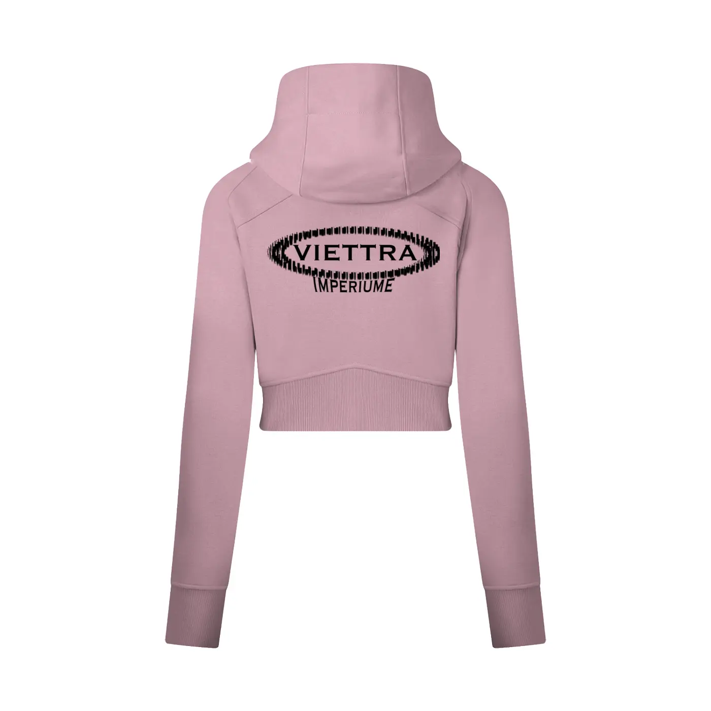 IMPERIUME CROPPED ZIP UP HOODIE