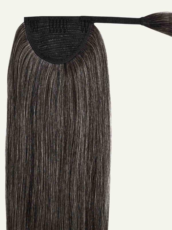 16" Dark Gray Ponytail Extension (100g)