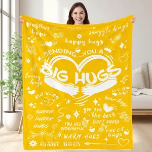 Hug Blanket Motivational Gifts for Women - Thinking of YouFeel Better Gifts - Get Well Blanket, 60×50