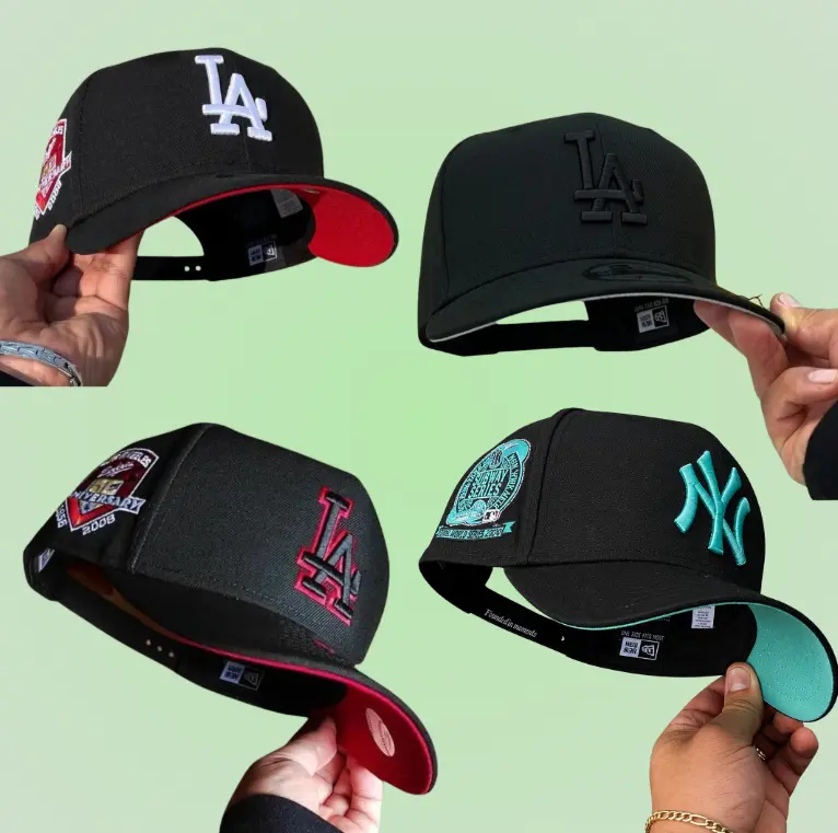 New Era MLB New York Yankees & Los Angeles Dodgers 9FORTY 59FIFTY Snapback Cap – Adjustable Gorras Unisex, Streetwear Baseball Hat for Men Women, Curved Brim Trucker Design, Moda Urbana USA 2026, Vintage Athletic Style, Trending TikTok Collection