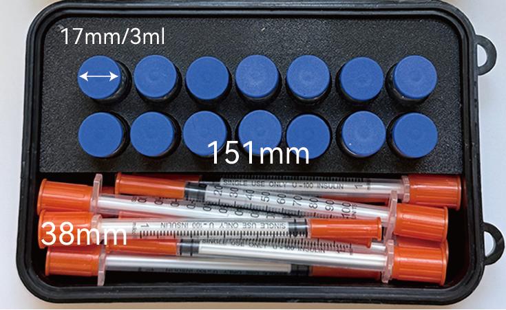Peptide Storage Case – Boxes 3ml 10ml 30ml Vial High Quality Insulin Case with Secure Slots for Peptide Bottles & Syringes – Ideal for Travel, Office, School Supplies, Desk Accessories – Multiple Configurations Peptide Storage Case – Boxes 3ml 10ml 30ml Vial High Quality Insulin Case with Secure Slots for Peptide Bottles & Syringes – Ideal for Travel, Office, School Supplies, Desk Accessories – Multiple Configurations