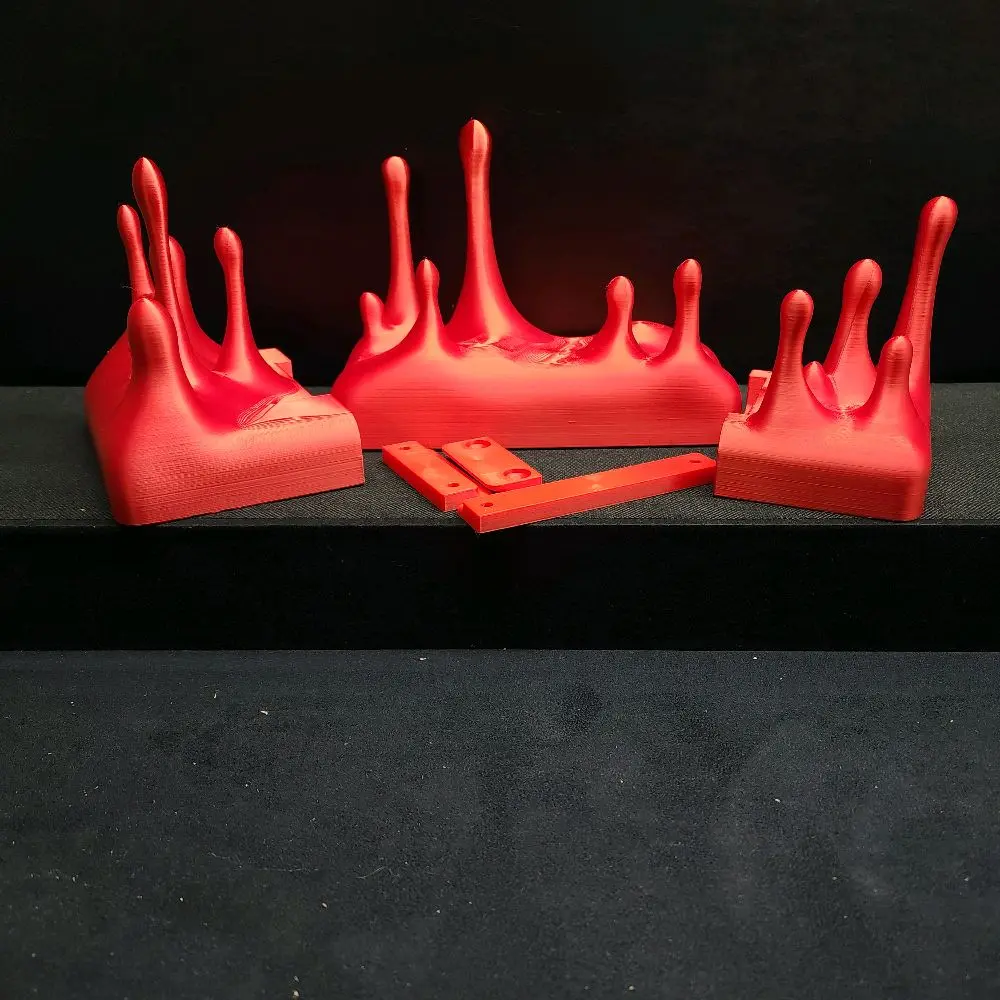 Display Shelf Floating Drip And Honeycomb