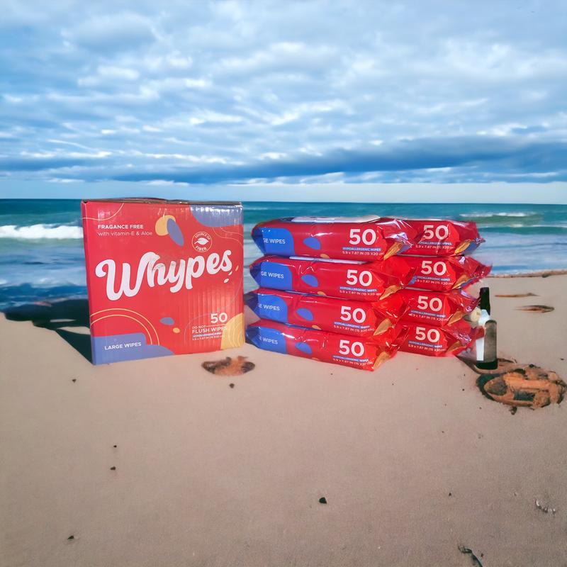 Whypes - 8 Pack (400 Wipes) Family Bundle