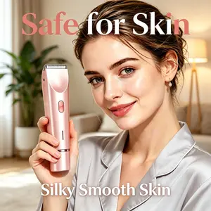 Rechargeable Dual-Head Electric Trimmer for Body and Face, Women's Hair Trimming Tool, Perfect Summer Gift for Girls