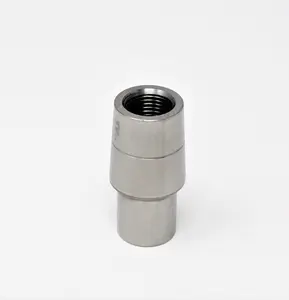 .750" 3/4"  Weld in bung Tube adapters fit 1.00" ID tube (inside diameter)